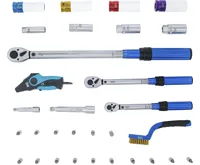 BGS Sada momentových klíčů, 6,3 mm (1/4"), 10 mm (3/8"), 12,5 mm (1/2"), 2 - 24 Nm, 31dílná (6)