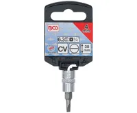 BGS Hlavice zástrčná 1/4" s plochým bitem 4,0 mm, zatíž. do 2 kg (1)