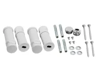 NOVASERVIS Montážní sada k rovnému radiatoru chrom - MS/TELESOR,0