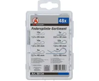 BGS Závlačky pružinové, 1,2 - 3,0 mm, sada 48 dílů (3)