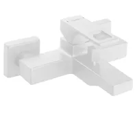 SAPHO FORATA nástěnná vanová baterie, bílá mat SAPHO FORATA nástěnná vanová baterie, bílá mat