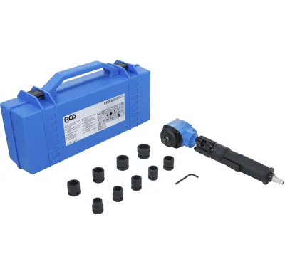 BGS Pneumatický rázový utahovák, úhlový a sada silových nástrčných hlavic, 12,5 mm (1/2"), 650