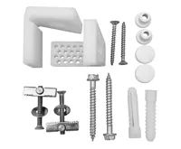 ISVEA Kotvící sada pro WC a urinály, bílá