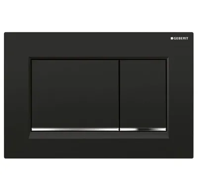 GEBERIT GEBERIT SIGMA30 ovládací tlačítko, černá lesk/chrom