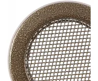 HS Flamingo Krbová mřížka KULATÁ 100 mm staré zlato (1)