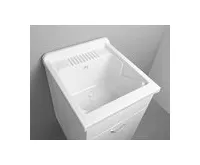 AQUALINE Výlevka na skříňku 45x50cm, plast bílá (1)