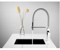 SAPHO MAYA stojánková dřezová baterie se sprškou, chrom (5)