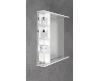 AQUALINE KORIN STRIP zrcadlo s LED osvětlením a policemi 70x70x12cm (3)