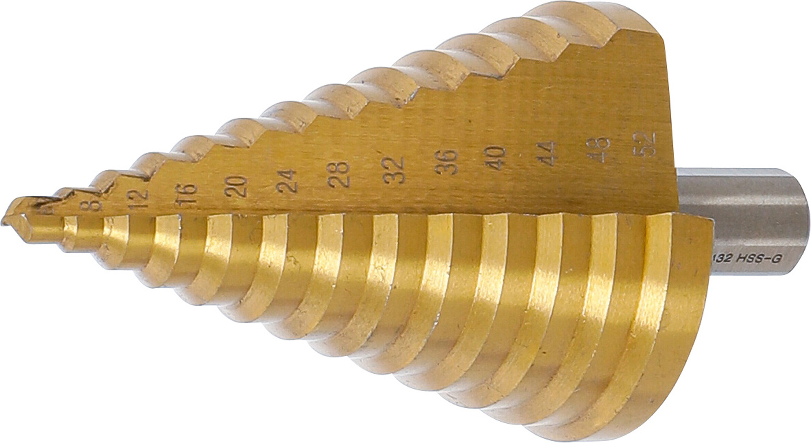 Bgs kónický vrták,  s titanovým povrchem,  o 6 - 52 mm - bgs 74432