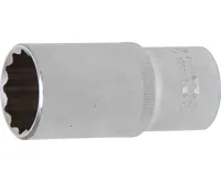 BGS Hlavice nástrčná, dvanáctihranná, prodloužená, 12,5 mm (1/2"), 27 mm BGS Hlavice nástrčná, dvanáctihranná, prodloužená, 12,5 mm (1/2"), 27 mm