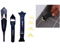 BGS Sada přípravku pro odstranění silikonových spár a stěrky, 8dílná