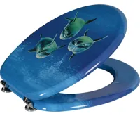 AQUALINE FUNNY WC sedátko s potiskem delfíni AQUALINE FUNNY WC sedátko s potiskem delfíni