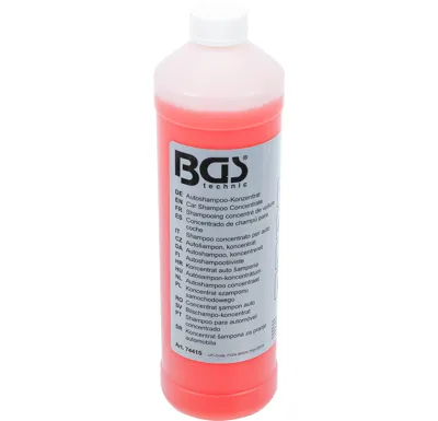 BGS Autošampon, koncentrát,  červená,  1000 ml - BGS 74415