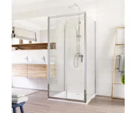 LIMA Sprchový kout, obdélník, 100x100x100x190 cm, chrom ALU, sklo Čiré LIMA Sprchový kout, obdélník, 100x100x100x190 cm, chrom ALU, sklo Čiré