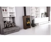 HS Flamingo Krbová kamna MASTERFLAMME ® Medie I, hnědá - sametová (24)