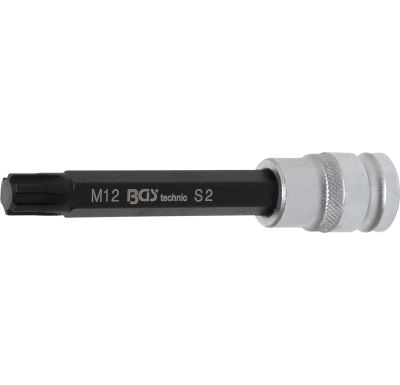 BGS Hlavice nástrčná,  délka 120 mm, 12,5 mm (1/2"), klínový profil (pro RIBE)  M12