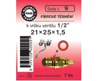 Hartman Sada č.   9: sada fíbr.těs.vršku - 1/2&quot;- 21x25x1.5 - 7x1108