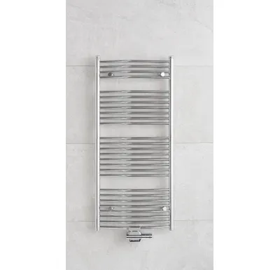 Koupelnový radiátor PMH DANBY 600x1290mm, Hnědá matná
