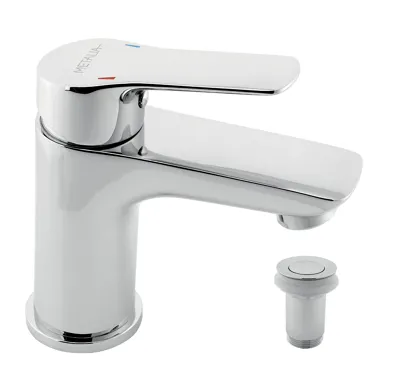 NOVASERVIS Umyvadlová baterie s výpustí Metalia 54, chrom - 54003,0