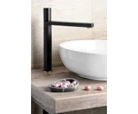 SAPHO KAISA stojánková umyvadlová baterie vysoká, 235mm, černá/měď mat (3)