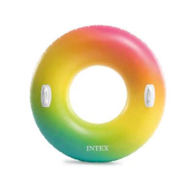 Intex 58202 Nafukovací kruh RAINBOW OMBRE 122 cm