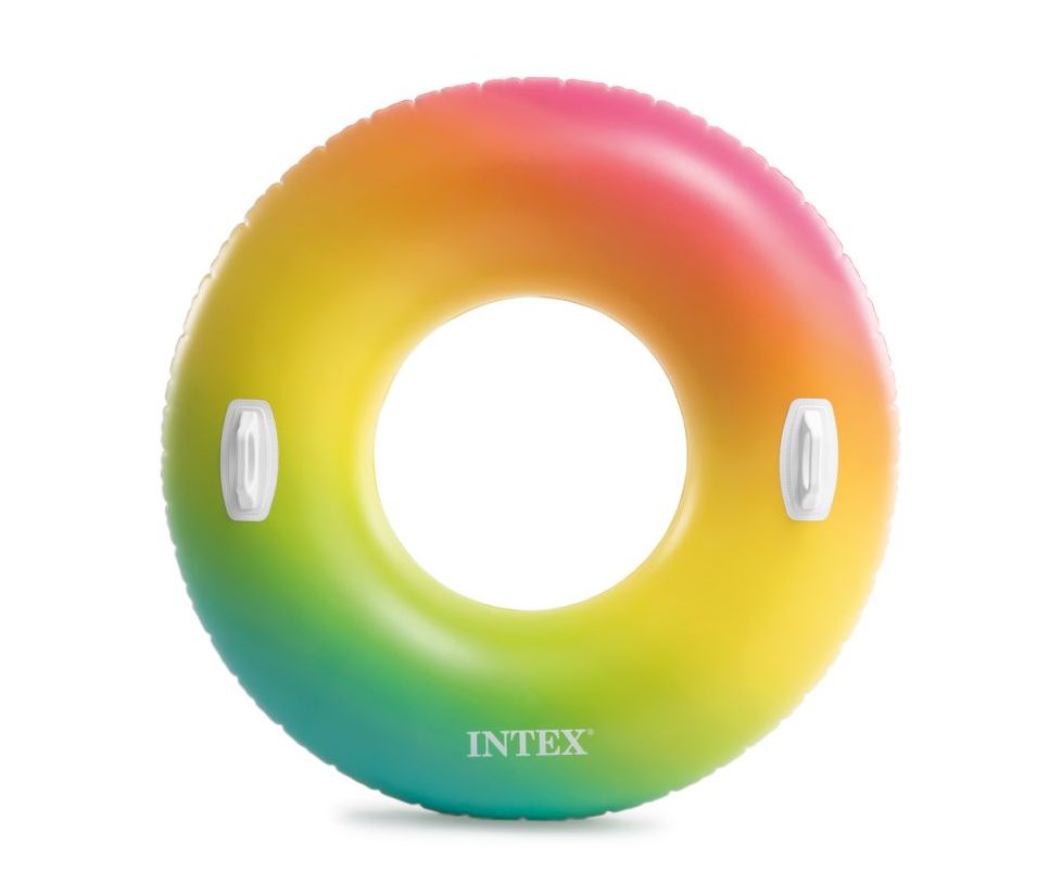 Intex 58202 Nafukovací kruh RAINBOW OMBRE 122 cm