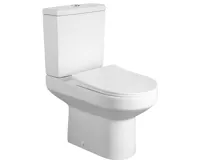 AQUALINE VERMET WC kombi mísa, 62,5x37 cm, spodní/zadní odpad, bílá (2)