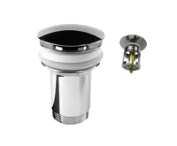 Výpusť uzavírací se sítkem CLIC-CLAC ø 5/4" celokovová chromovaná s přepadem, vytahovací Výpusť uzavírací se sítkem CLIC-CLAC ø 5/4" celokovová chromovaná s přepadem, vytahovací
