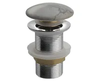 SAPHO DALMA umyvadlová výpust 5/4“, click-clack, grigio