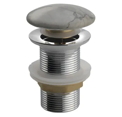 SAPHO DALMA umyvadlová výpust 5/4“, click-clack, grigio