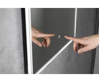 SAPHO PIRI zrcadlo s LED osvětlením 60x80cm, senzor, 2700-6500K (6)