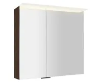 SAPHO LINEX galerka s LED osvětlením, 80x70x15cm, borovice rustik