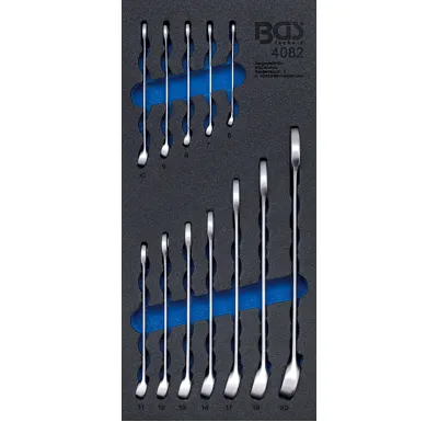 BGS Modul - klíče očkoploché 6-22 mm, 12 dílů