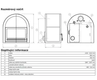 ABX Grunt Krbová kamna s výměníkem 10kw - černý plech | AKCE Zdravá láhev 0,7l (1)
