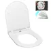 WC sedátko Softclose Slim, Duroplast pro VITRA S50