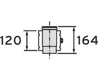Vaillant Oddělovací prvek 80/125 mm Vaillant Oddělovací prvek 80/125 mm