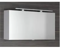 SAPHO CLOE galerka s LED osvětlením 100x50x18cm, bílá (3)