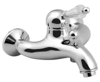 SAPHO KIRKÉ CRYSTAL nástěnná vanová baterie, páčka krystal, chrom SAPHO KIRKÉ CRYSTAL nástěnná vanová baterie, páčka krystal, chrom