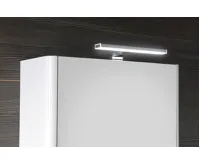 SAPHO LUCIE galerka s LED osvětlením, 65x70x17cm, bílá (5)