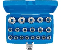 BGS Hlavice nástrčné 1/2, Gear Lock, 19 kusů (3)