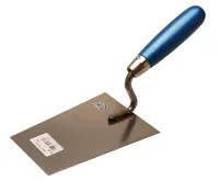 BGS Zednická lžíce „Tyrolská forma“, s krkem tvaru S, nerezová, 160 mm