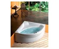 POLYSAN ROSANA rohová vana 150x150x49cm, bílá (1)