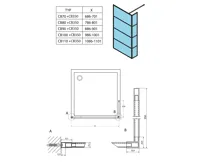 GELCO CURE BLACK sprchová zástěna 800mm, čiré sklo (13)