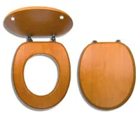 NOVASERVIS Sedátko dýhované orech  MDF - WC/ORECH