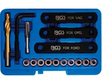 BGS Sada pro opravu závitů brzd, M9 x 1,25 mm, 16dílná BGS Sada pro opravu závitů brzd, M9 x 1,25 mm, 16dílná