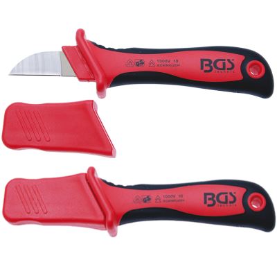 BGS Nůž odizolační elektrikářský VDE,ABS rukojeť
