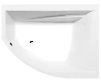 POLYSAN TANDEM R asymetrická vana 170x130x50cm, bílá