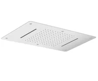 SAPHO Stropní sprcha do podhledu se dvěma kaskádami, 700x380mm, nerez lesk