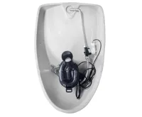 ISVEA DYNASTY urinál s automatickým splachovačem 6V DC, zakrytý přívod vody, 39x58 cm (2)