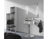 SAPHO IRENE 2 LED svítidlo, 9 W, 500x35x77 mm, IP44, chrom (8)